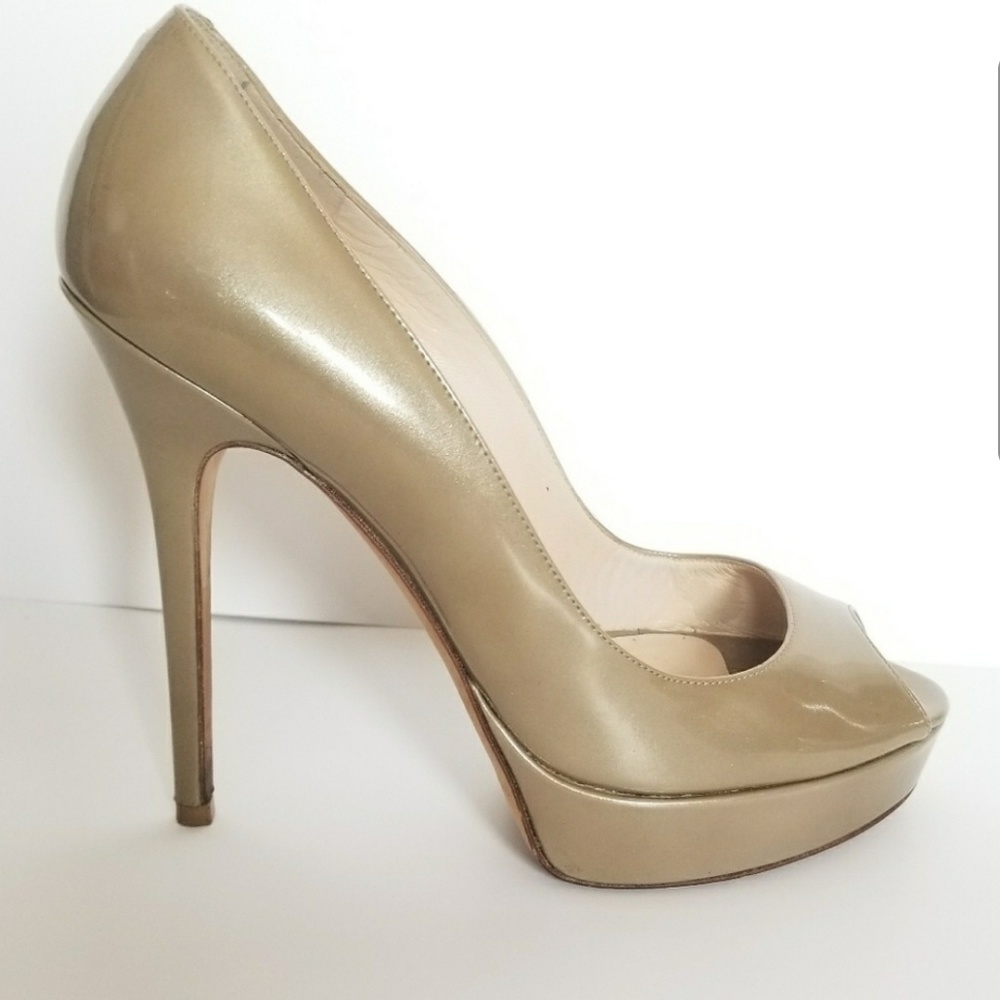 🎉Flash Sale Jimmy Choo 8.5 Platform Peeptoe Heels